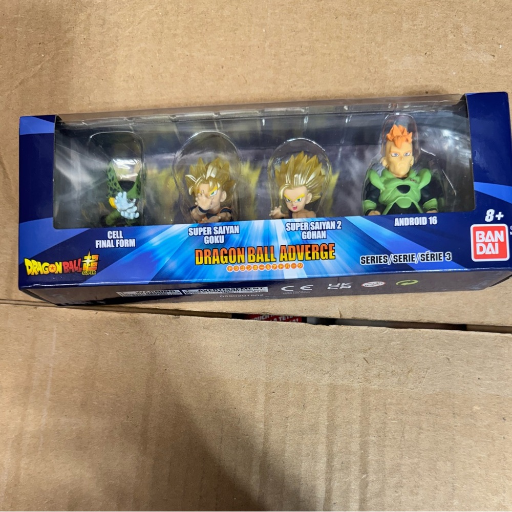 Bandai Dragon Ball Adverge Series 3 Cell SS Goku Gohan Android 16 Set NEW